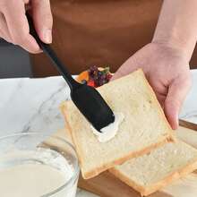 6件套硅胶铲套装，厨房用具，烹饪刮刀，刮取食材，烘焙，搅拌，适用于不粘锅具（黑色，红色） - 彩色 - 查看 5