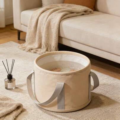 Bồn ngâm chân di động gấp gọn cao cấp, túi ngâm chân điều chỉnh nhiệt độ, bồn ngâm chân không dây tiện lợi khi đi du lịch, vật dụng thiết yếu cho sức khỏe và chăm sóc tại nhà, hoàn hảo cho cả nam và nữ tận hưởng ngâm chân vào mùa thu và mùa đông, mang đến trải nghiệm thư giãn tuyệt vời.