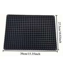 1/2 tấm lót nướng hình chóp bằng silicon chống dính, thích hợp để nướng bánh, sử dụng trong lò vi sóng và làm bánh ngọt - Dễ vệ sinh và bền. - Xám - Xem 4