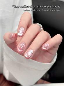 annies Bộ 1/2/3 dụng cụ vẽ móng nghệ thuật hình mắt mèo tròn từ tính, nam châm tròn chuyên nghiệp, hiệu ứng tròn tức thì, độ bám dính cao, thích hợp cho làm móng gel. - Nhiều màu - Xem 7