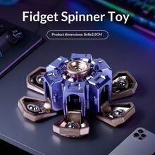 Artefacto de alivio del estrés con giro de dedos deformable y creativo, armadura mecánica de explosión, regalo de cumpleaños, regalo de Navidad, regalo perfecto, regalo de Pascua - Multicolor - Ver 13