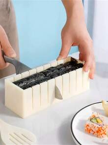 Khuôn làm sushi dạng ép, tạo hình bánh nhiều lớp sáng tạo, làm dim sum, tự làm sushi cuộn rong biển. Khuôn ép cơm cuộn rong biển cho gia đình và thương mại. - Nhiều màu - Xem 10