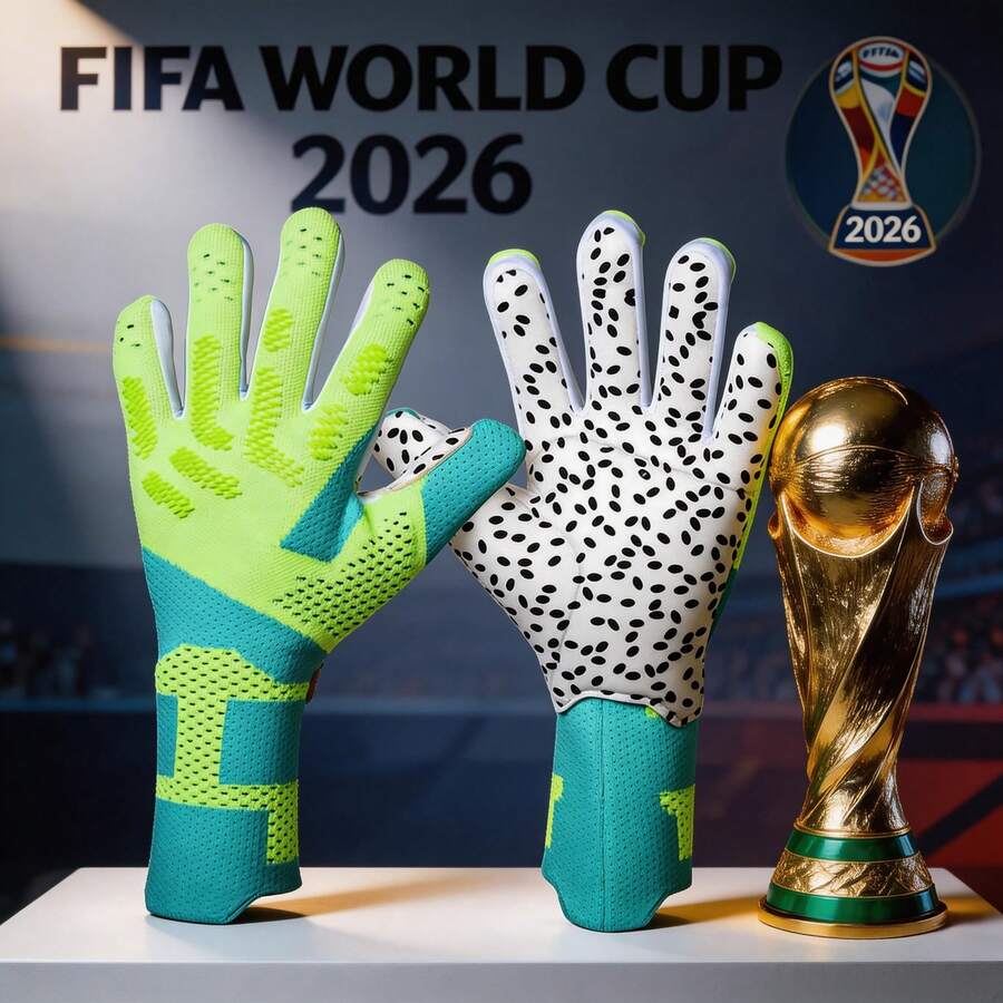 Professional Goalkeeper Gloves | Non-Slip 3D Palm Grip | Breathable Long Wrist Design | Adult & Youth Soccer Training Gloves
