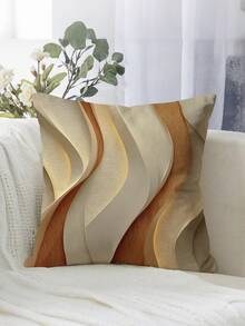2pcs Minimalist Geometric Striped Pattern Printed Pillow Covers, Suitable For Various Room Cushions - Room Decor - Bedroom Decor - Holiday Decor - Party Decor - (Pillow Insert Not Included) - (No Embroidery) - (Multiple Sizes) - (Single-Sided Print) - 2pcs - View 4