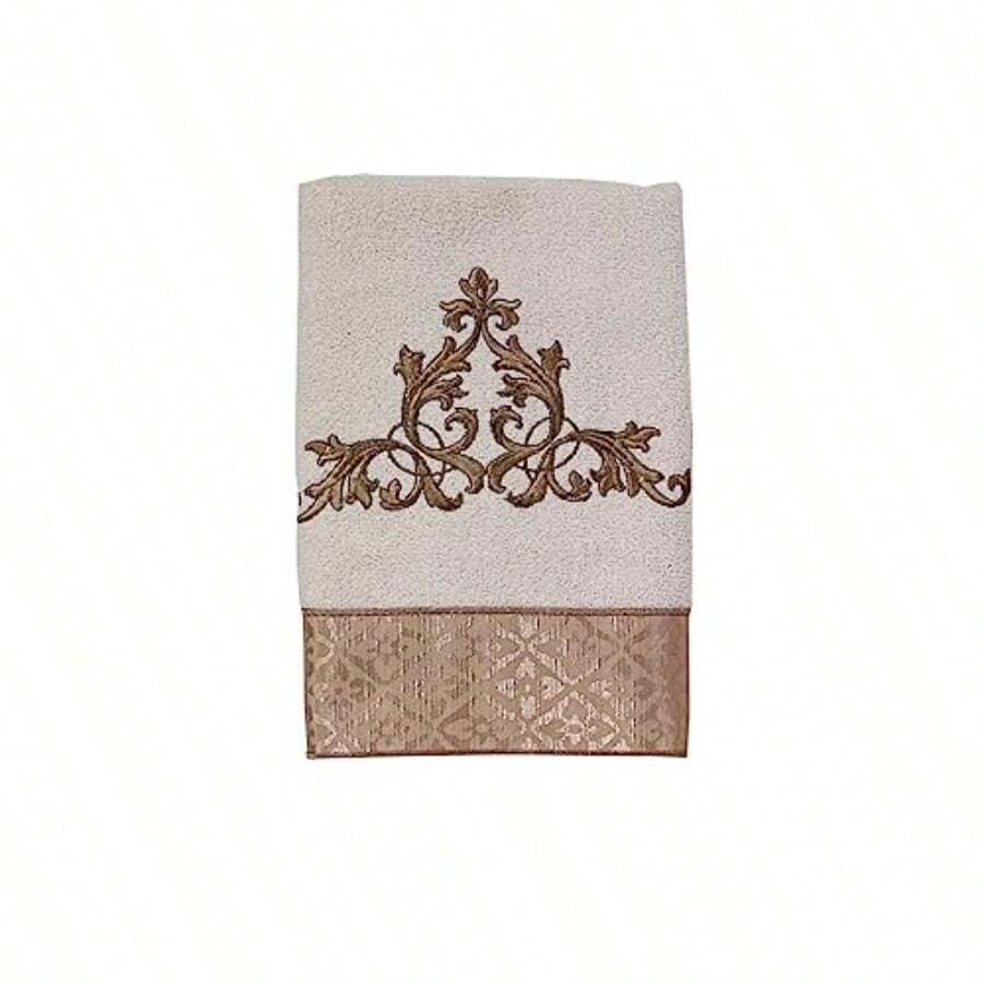 Avanti Linens - Toalla de Mano algodón Suave y Absorbente colección Mónaco Marfil - Marfil - Ver 1