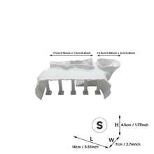 White Roman Column Palace Shaped Aquarium Decor Cave - A - View 12