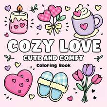 Buku Mewarnai Bertema Cinta yang Hangat, Sederhana dan Mudah Digunakan, 24 Halaman Mewarnai yang Lucu dan Hangat, Setiap Halaman Menampilkan Garis Luar yang Tegas dengan Garis yang Jelas dan Halus, Sempurna untuk Menghilangkan Stres dan Mewarnai yang Menenangkan. - Buku Mewarnai Hangat - View 5