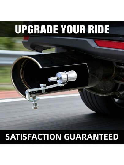 Bộ phụ kiện thay thế còi xả turbo đa năng - Đầu giảm âm bằng hợp kim nhôm chịu lực cao với giá đỡ chắc chắn, tăng công suất động cơ và âm thanh ống xả, thiết kế thời trang phù hợp với nhiều phong cách độ xe - Phụ kiện chuyên nghiệp giúp nâng cấp kép hiệu suất và ngoại hình xe, thích hợp làm quà tặng Ngày của Cha, quà tặng tốt nghiệp, quà sinh nhật.