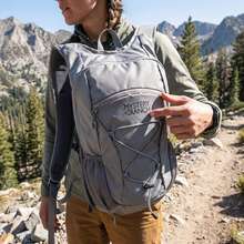20L Outdoor Hiking Backpack, Multi-Functional Gray Travel Bag - Light Grey - View 2