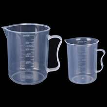 Cốc đong định mức bằng nhựa trong suốt, có các vạch chia 20ml/30ml/50ml/250ml/500ml/1000ml, thích hợp dùng để làm bánh, đong đo, đong chất lỏng, đựng đồ, dụng cụ nhà bếp, làm đồ trang sức. - trắng - Xem 19