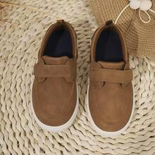 男童休闲轻便四季低帮运动鞋，英伦风 - 棕色 - 查看 7