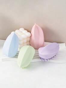 1 chiếc lược chải lông thú cưng bằng silicon mềm, lược massage khô/ướt đa năng, dụng cụ chải chuốt thú cưng, lược loại bỏ lông rụng, lược gỡ rối, lược tự động loại bỏ lông, dụng cụ làm sạch thú cưng, nhãn thu gom lông, lược chải chó, lược chải mèo, lược thu gom lông thú cưng, phụ kiện động vật, đồ dùng cho thú cưng - Xem 4