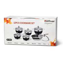 12pcs Multi-Function Cookware Set / Soup Pot & Frying Pan With Lid / Suitable For All Stoves / Random Colors - View 9