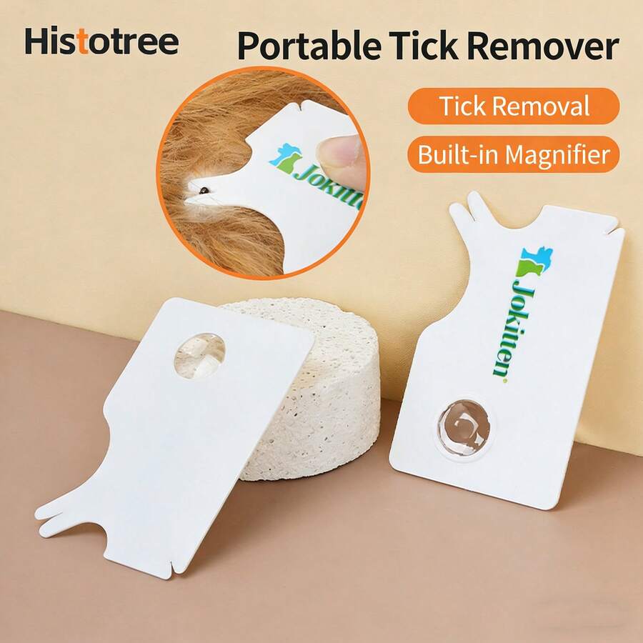 3件套便携式宠物除蚤工具，带放大镜 - 彩色 - 查看 1