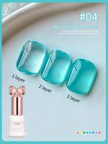 SHANGFEIYA 10ml Macaron Candy Color Gel Nail Polish 8 Colors Summer Ice Transparent Multi-Color Dopamine Gel Manicure Salon DIY Home Use 1pc/8pcs - Multicolor - View 9
