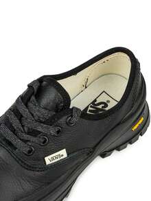 Vans男鞋女鞋Authentic Vibram DX厚底增高鞋德比鞋低筒休閒鞋情侶鞋VN0A5JLWBKA - 黑色 - 查看 9
