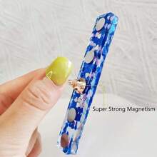 2 Set Nail Stand For Press On Nails, Acrylic Nail Display Stand With Strong Magnetic Nail Holder For Painting Nails Gel Fake Nails Design Nail Practice Stand For Nail Salon/DIY Supplies - N5 - 查看 8