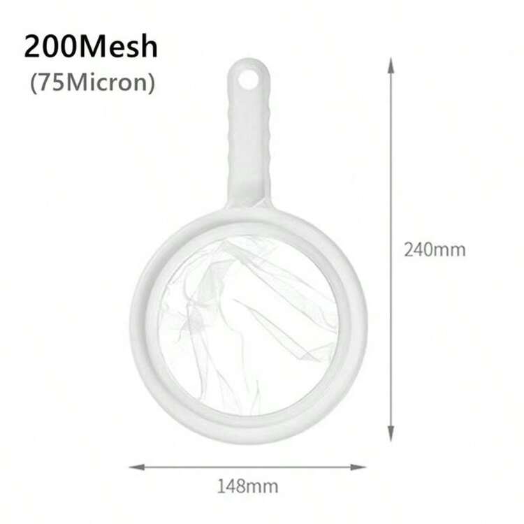 可重复使用的尼龙多功能过滤网，适用于榨汁机、豆浆、果汁、咖啡、牛奶、水果和蔬菜，厨房小工具 - 带过滤勺，厨房配件，节日必备，家居装饰，复活节，婚礼，露营 - 彩色 - 查看 13