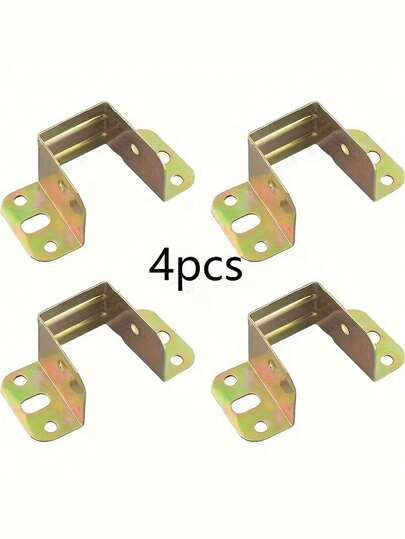 1pc Bed Frame Support Bracket, Furniture Fixing Corner Bracket, Heavy Duty Bed Corner Hinge Hardware Accessory