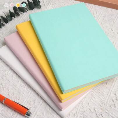 Sổ tay A5, 145x210mm, Sổ nhật ký văn phòng tối giản, Sổ ghi chép học sinh, Sổ kế hoạch bìa mềm, 56 tờ/112 trang, Nhiều màu sắc (Vàng sáng/Trắng tinh/Hồng nhạt/Xám xanh/Xanh da trời/Xanh nhạt), Sổ tay trơn màu tối giản, Sổ kế hoạch cá nhân di động, Sổ ghi chú cuộc họp, Sổ tay chuẩn bị thi cho sinh viên đại học, Sổ ghi nhớ cuộc họp kinh doanh, Sổ kế hoạch ghi chép học tập hàng ngày.