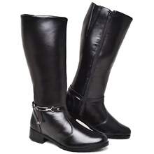 Women's Riding Boots, High Shaft, High Quality, Comfortable, Sexy, For Parties Or Offices - Black - View 4