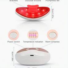 650mAh Electric Lip Plumper, LED Heated Portable Lip Protector, Rechargeable Lip Enhancer Pump With Eye Protection Function - White - View 9