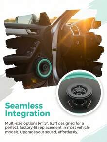 6-Inch Universal Car Hi-Fi Coaxial Stereo Speaker, 500W Car Door Audio Music Full-Range Speaker - Coaxial Horn - View 6