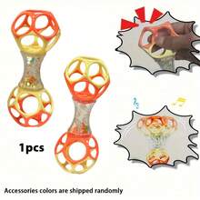 Best Newborn Gift: Soft Grip Ball Rattle - Sensory Development Toy, Enhances Hand Grasping Ability - Multicolor - View 14