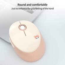MOFII Conjunto de Teclado y Ratón Inalámbrico Silencioso con Degradado Dulce de Colores Mixtos Teclas Redondas Retro 2.4G 3000DPI Teclado Numérico Completo Estilo Femenino para Oficina Compatible con Windows Baterías Excluidas - Ver 9