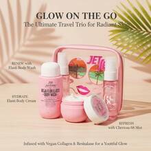 Sol De Janeiro Jet Set Travel Shower Kit - Cheirosa 68 Scent, Travel Size Beauty Products With Bum Bum Cream & Shower Gel, TSA-Approved Toiletries For Women, Vacation Essentials Gift Set - Kem Bum Bum Cheirosa 62 Brazil - Xem 2