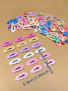 10/20/30pcs/Set Maillard Color Series Multi-Style Hair Clips, Minimalist Hair Accessories - Suitable For Girls And Women, Perfect For Daily Wear And Back To School Season - Multicolor - View 8