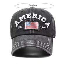 Multifunctional Baseball Cap, Classic Washed Soft Crown Letter Baseball Cap, Women's Baseball Cap, Summer Embroidered Breathable Men's Hat, Retro Baseball Cap - Multicolor - View 10