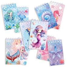Bộ 12 cuốn sổ tay lò xo hình nàng tiên cá, sổ học sinh, sổ từ vựng, sổ tay lò xo, sổ phác thảo, sổ ghi nhớ, đồ dùng học tập, quà tặng học sinh, sổ tay dự tiệc, văn phòng phẩm tựu trường, sổ ghi nhớ Giáng sinh. - Nhiều màu - Xem 8