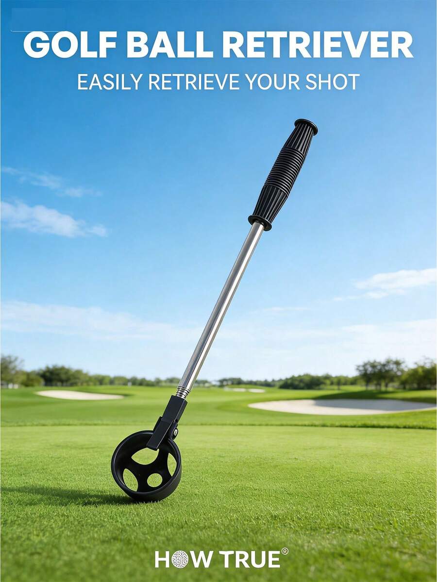 Recuperador de bolas de golf de acero inoxidable - Multicolor - Ver 1