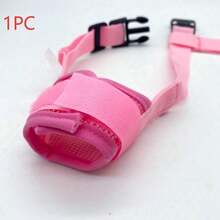 1 chiếc mặt nạ lưới mềm cho chó, phù hợp với các giống chó nhỏ, trung bình và lớn như Chihuahua, Poodle, Husky. - Hồng - Xem 6