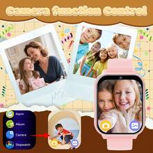 The New 1.83-Inch Smartwatch Features Over 10 Educational Games, A Flashlight, And A Front Camera - Multifunctional Pedometer, Calculator, Calendar, And Alarm Clock - With A 300Mah Low-Power Long Battery Life - View 9