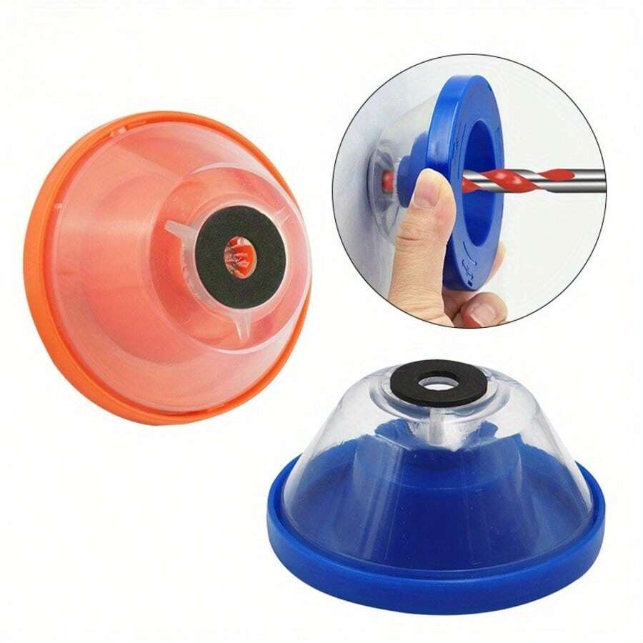 1 Hệ thống hút bụi công nghiệp hạng nặng với nắp vòm trong suốt và các đầu nối được mã hóa màu - Tương thích với máy khoan không dây, máy vặn vít dùng pin, máy khoan búa - Giảm bụi, tăng cường an toàn và làm sạch hiệu quả. Phụ kiện hút bụi (Tấm chắn bụi máy khoan) - Vỏ nhựa, thiết kế vòm trung tâm và khay chứa bụi, dùng cho bụi và dụng cụ (Nhiều màu sắc để lựa chọn)