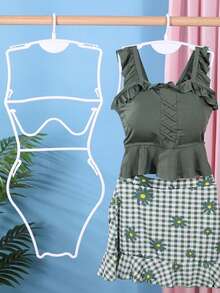 Plastic Swimwear Hanger | Metal Bra, Bikini And Sleepwear Hanger | Foldable Bust Display Rack | Suitable For Detail Design Display, Lingerie Display, Bra Organization, Wardrobe Storage | Mother's Day, Graduation Season, Spring Carnival, Wedding, Valentine's Day Gift | Suitable For Gifting To Mom, Wife, Sister | Women's Accessory Gift - Multicolor - View 6