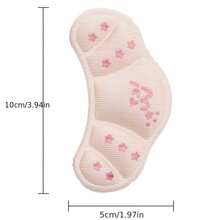 Heel Grips Inserts, Shoe Size Reducer Pads, Prevent Slipping For Loose Shoes, Adjust Shoe Size Down Half Size - Black - View 2