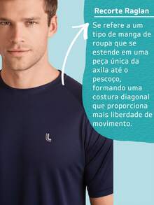 Lupo Sport Men's Performance Advanced Seamless Half Sleeve T-Shirt - Azul - Ver 3