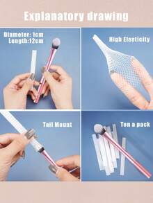 Bộ cọ trang điểm tối giản - Bao gồm hộp bảo vệ và bát vệ sinh bằng silicon. Cọ trang điểm, dụng cụ làm đẹp, cọ kẻ lông mày, cọ tán phấn mắt, cọ vệ sinh, cọ trang điểm mặt. - Nhiều màu - Xem 7