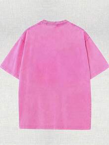 1pcs 230G Washed Vintage Pink Round Neck T-Shirt Featuring 'UNITED STATES OF AMERICA' Text And Graphics, An American Flag, '250', 'ANNIVERSARY', And '1776 - ' Design - A Casual Tee Perfect For Independence Day Or Patriotic OccasionsSpring And Summer Outfits For Women Best Mom Ever T-Shirt - Đỏ - Xem 2
