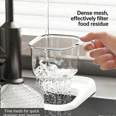 Original Design Kitchen Sink Strainer Basket, Separable Food Residue & Tea Leaf Filter, Sink Drain Rack