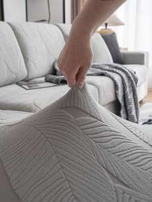 1 Tấm phủ ghế sofa hình chữ L đơn giản, chống thấm nước, chống trượt, phù hợp sử dụng hàng ngày cho phòng khách và phòng ngủ, có thể giặt máy. - Màu Xám nhạt - Xem 8