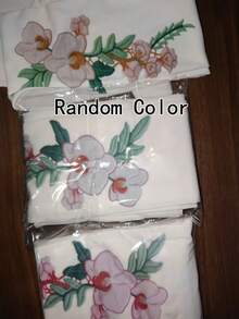 1 Pair Thick White Patterned Warm Tights, Suitable For Weddings - Multicolor - View 5