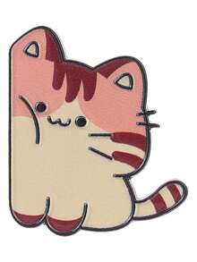 QIHOO 1PC Cute Cartoon Cat & Frog Enamel Pins Kawaii Animal Self-Care Badges Metal Brooches Fashion Lapel Badge Backpack Clothes Jewelry Bag Pins Imperdible Graduation Gift - Multicolor - View 9