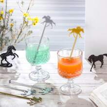 Agitadores de plástico para bebidas Derby de 6 pulgadas para cócteles café reutilizables para carreras para decoración Derby café bebidas fiestas bar bodas eventos - como en la foto - Ver 3