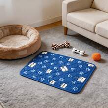 Washable Digital Printed Pet Dog Pee Pads, Reusable, Suitable For Sleeping And Playing, Designed For Dog Training. Absorbent Leak-Proof Pad Suitable For Postpartum Care, Non-Slip, And Great For Use In Pens, Crates And Training - Royal Blue - View 14