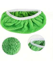 6/3pcs Universal Pack Versatile Affordable Solid Color High Elasticity Elastic Band Flat Mop Replacement Cloth High-Quality Cleaning Fabric Wet Dry Use Washable Reusable Household Whole House Daily Mopping Cleaning Tool Flat Mop Slouchy Special Accessory Mop Cloth Cover Graduation Season Practical Item - Replaceable 1 - View 8
