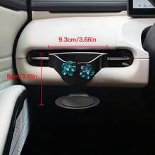 1 cái kẹp giữ cốc trên xe hơi, giá để đồ uống, kẹp cốc cà phê gắn vào cửa gió điều hòa, kẹp đa chức năng. - pha lê - Xem 10